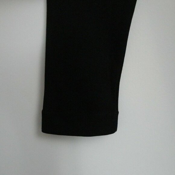 NWT PIAZZA SEMPIONE Black Long Sleeve Jersey Lucite Detail Dress 42/8 - Picture 4 of 6
